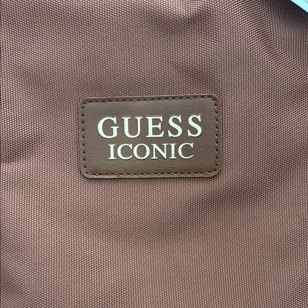 Guess Iconic Brown Tote Bag - Picture 2 of 5